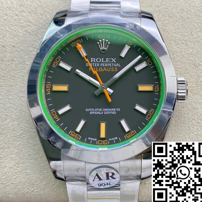 Dial Milgauss Factory Rolex 116400GV AR Black 0125